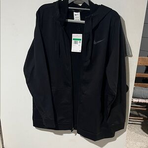 Nike Black Full-Zip Hooded Jacket